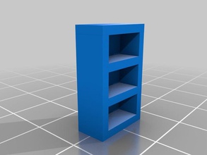 bookcase model furniture is318 mrh318 nyupoly useless 3d print model - Mito3D