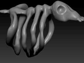 ring-skull yüzük Gotik 3d print model - Mito3D