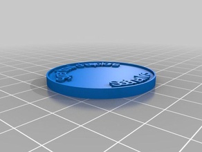 superbowl chip coins badges customized 3d print model - Mito3D