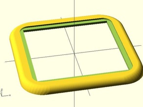 çıkış kapağı yedek parçalar çerçeve openscad anahtarı 3d print model - Mito3D