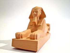 sphinx hatshepsut scans replicas egypt egyptian futuremuseum met3d ozar 3d print model - Mito3D