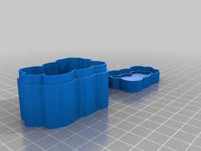 cloud box containers customized 3d print model - Mito3D