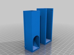 my customized pocket dice tower games 3d print model - Mito3D