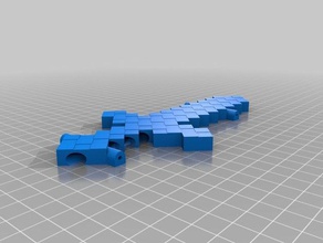 pinewood derby minecraft sword car vehicles cub scouts outlaw 3d print model - Mito3D