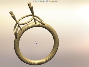 ladies diamond engagment ring jewelry 3d art makeentry model ornament useful 3d print model - Mito3D