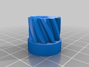 beefier elicoidale estrusore ingranaggi printrbot 3d la stampante parti elicoidali guada 3d print model - Mito3D