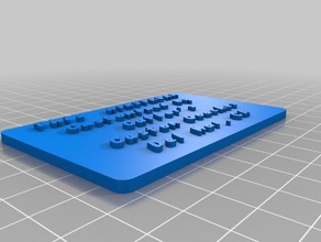 freds corrente de ar emblema do airstream cores organização personalizado 3d print model - Mito3D