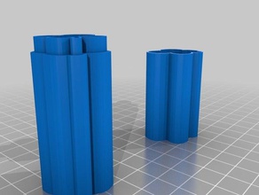 trevo de quatro folhas caixa recipientes personalizado 3d print model - Mito3D