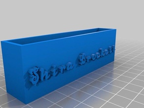 shira temel iş kart sahibi özelleştirilmiş ofis 3d print model - Mito3D