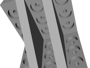 2 inch structural bracket organization 3d print model - Mito3D