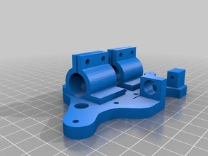 modificado smartrap la placa base de prensa bowden tubo 3d impresora partes 3d print model - Mito3D