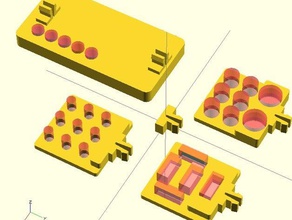 felix yazıcılar araç tutucu set selfclip sahipleri kutuları 3d print model - Mito3D