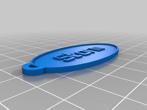 storm keychains customized 3d print model - Mito3D