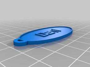 dani Schlüsselanhänger angepasst 3d print model - Mito3D