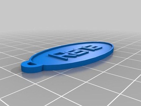 rena keychains customized 3d print model - Mito3D