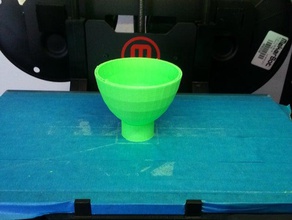 taza grande, sostenedor de la pluma oficina 3d print model - Mito3D