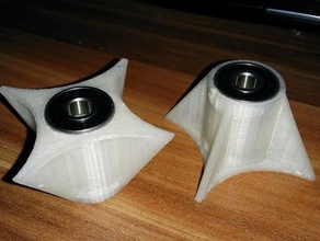 simples filamento de spool titular 608 rolamento 8 mm com rosca 3d a impressora acessórios 3d print model - Mito3D