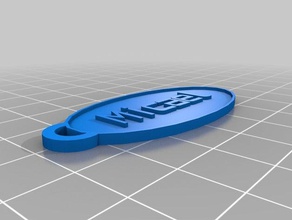 micael keychains customized 3d print model - Mito3D