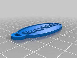 wendrischia i portachiavi personalizzato 3d print model - Mito3D