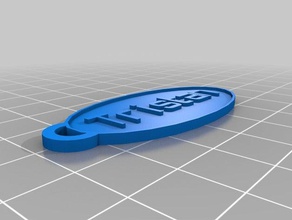tristan keychains customized 3d print model - Mito3D