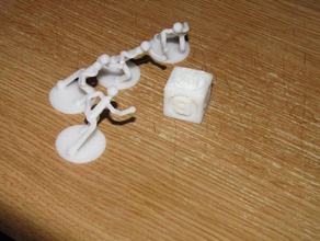game parts games counters die 3d print model - Mito3D