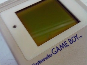 gameboy face part games gaming old retro retrogaming 3d print model - Mito3D