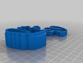 esquilo caixa recipientes personalizado 3d print model - Mito3D