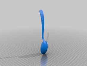 cucchiaio spoon personalizzato jampy kitchen dining 3d print model - Mito3D