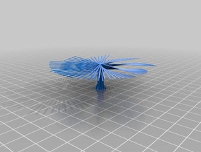 meine angepasste super Blumen drooloop Blumen- Kunst 3d print model - Mito3D