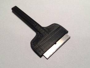razor blade scraper hand tools 3d print model - Mito3D