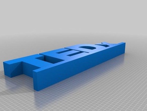 tedx logotipo 3d impresión 3d print model - Mito3D