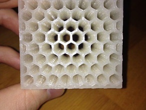 strukturelle honeycomb Gebäude Strukturen 3d print model - Mito3D