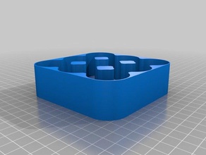 cell battery holder containers customized 3d print model - Mito3D