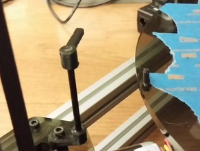 kossel clear auto calibration probe deployment post 3d printer parts blue eagle labs 3d print model - Mito3D