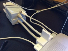 macbookpro retina thunderbold kablo sabitleyici bilgisayar 3d print model - Mito3D