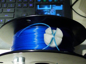gx universal filament clip 3d printer accessories 175mm 3mm featured holder spool useful 3d print model - Mito3D
