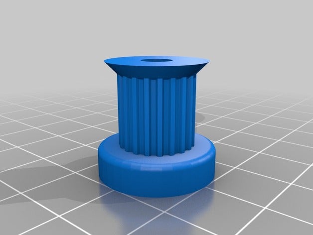 gt2 pulley 20th 3d printer parts customized 3D print model - Mito3D
