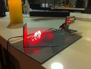 hologram display holder electronics 3d print model - Mito3D