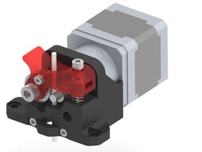 robotruder ausgerichtet nema 17 stepper 3d Drucker Extruder 3d print model - Mito3D