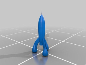 karikatür roket araçlar 3d print model - Mito3D
