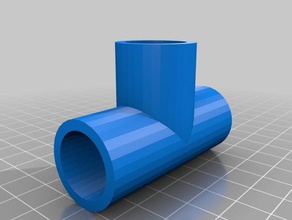 pvc pipe parts 3d print model - Mito3D