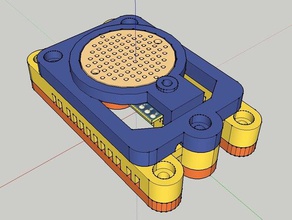 arduino mini pro holder wire manager electronics breakout board mount part robotics 3d print model - Mito3D