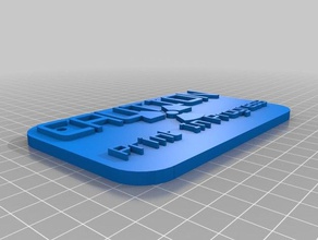 print-in-progress sign signs logos customized 3d print model - Mito3D