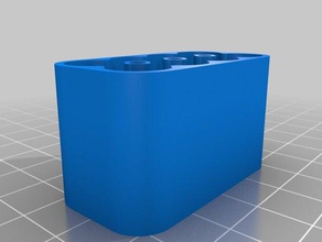 il mio personalizzato cassa di batteria magnetico aaa contenitori 3d print model - Mito3D