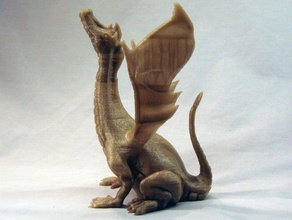 adalinda singing serpent creatures dragon fantasy magical mythical ornament sorcery 3d print model - Mito3D