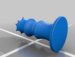 personalizado jogo de xadrez 3d impressão Impressora jogos 3d print model - Mito3D