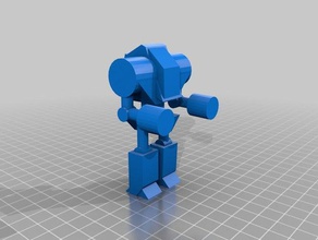mech template number 3 3d printing 3d print model - Mito3D