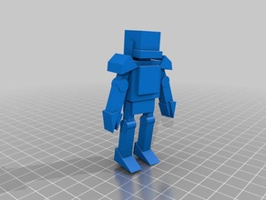 mech template number 6 3d printing 3d print model - Mito3D