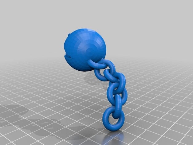 chain chomp 3d l'impression 3D print model - Mito3D