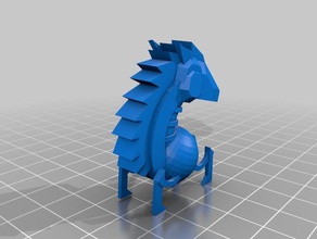 chess piece- knight 3d printing 3d print model - Mito3D